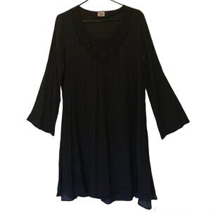 Wrangler long-sleeve dress with front lace detail sz M